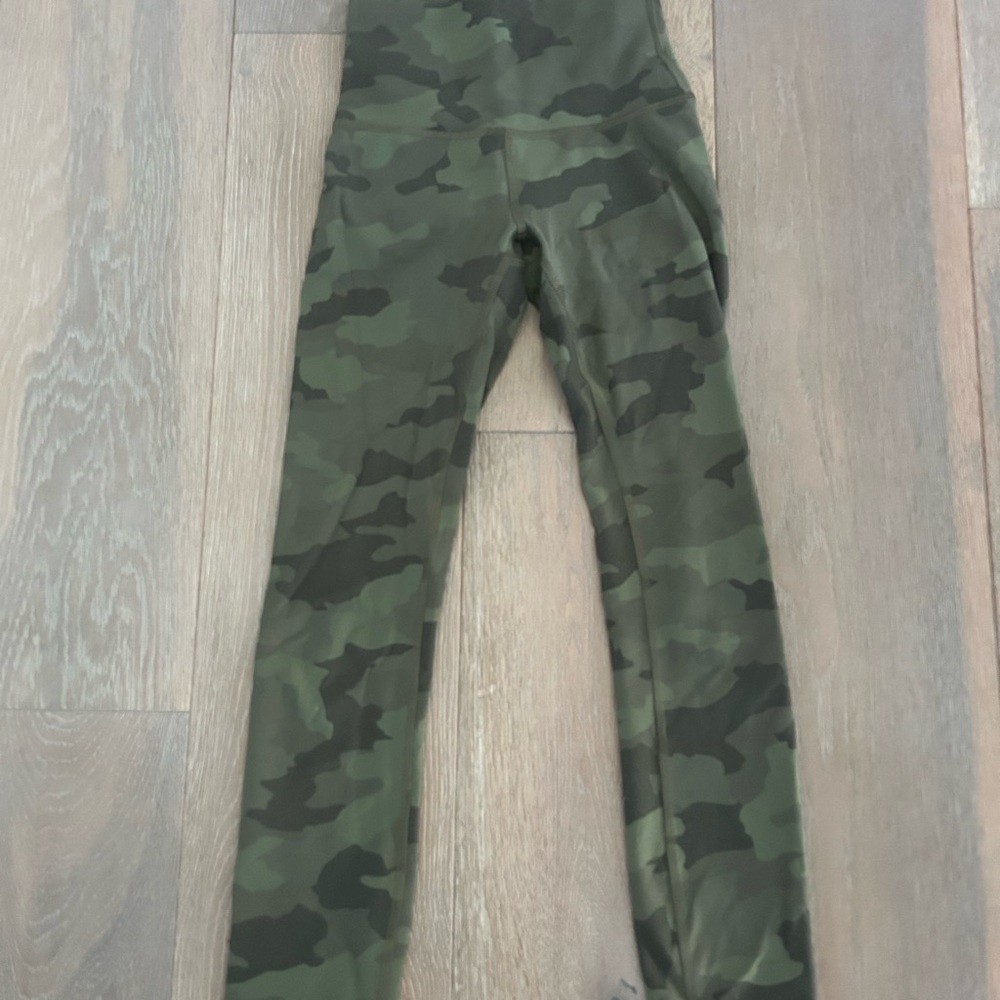 Lululemon green camo leggings